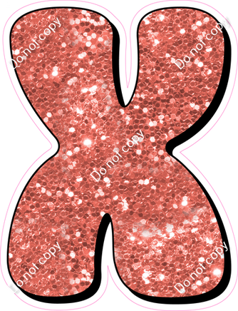 HP 23.5" Individuals - Coral Sparkle X