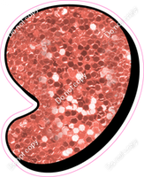 HP 23.5" Individuals - Coral Sparkle Apostrophe