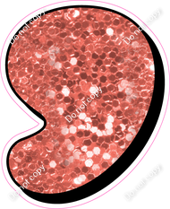 HP 23.5" Individuals - Coral Sparkle Apostrophe