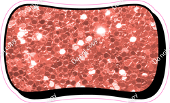 HP 23.5" Individuals - Coral Sparkle Dash