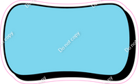 HP 23.5" Individuals - Flat Baby Blue Dash