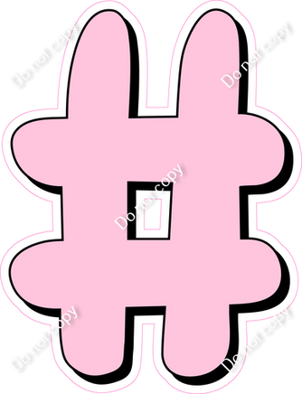 HP 23.5" Individuals - Flat Baby Pink #