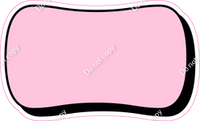 HP 23.5" Individuals - Flat Baby Pink Dash