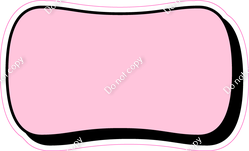 HP 23.5" Individuals - Flat Baby Pink Dash