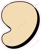 HP 23.5" Individuals - Flat Champagne Apostrophe