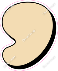 HP 23.5" Individuals - Flat Champagne Apostrophe