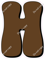 HP 23.5" Individuals - Flat Chocolate H