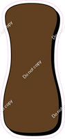 HP 23.5" Individuals - Flat Chocolate I
