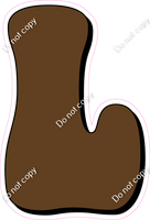 HP 23.5" Individuals - Flat Chocolate L