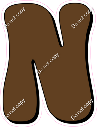 HP 23.5" Individuals - Flat Chocolate N