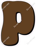 HP 23.5" Individuals - Flat Chocolate P