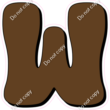 HP 23.5" Individuals - Flat Chocolate W
