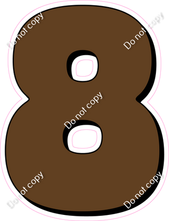 HP 23.5" Individuals - Flat Chocolate 8