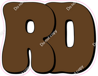 HP 23.5" Individuals - Flat Chocolate RD