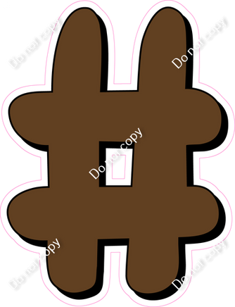 HP 23.5" Individuals - Flat Chocolate #