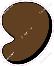 HP 23.5" Individuals - Flat Chocolate Apostrophe
