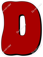 HP 23.5" Individuals - Flat Crimson D