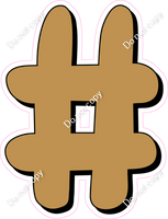 HP 23.5" Individuals - Flat Gold #