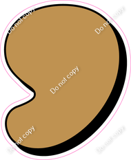 HP 23.5" Individuals - Flat Gold Apostrophe