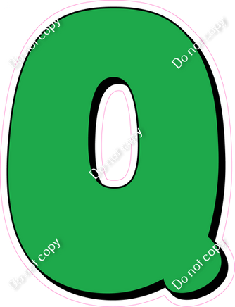 HP 23.5" Individuals - Flat Green Q