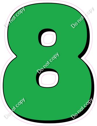 HP 23.5" Individuals - Flat Green 8