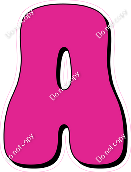 HP 23.5" Individuals - Flat Hot Pink A