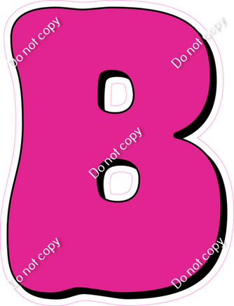 HP 23.5" Individuals - Flat Hot Pink B