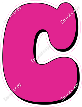 HP 23.5" Individuals - Flat Hot Pink C