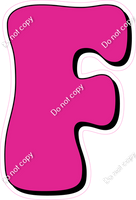 HP 23.5" Individuals - Flat Hot Pink F