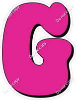 HP 23.5" Individuals - Flat Hot Pink G