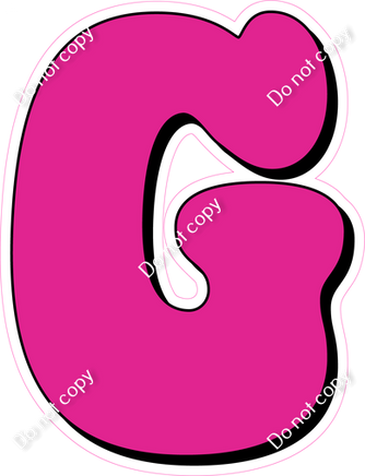 HP 23.5" Individuals - Flat Hot Pink G