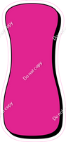 HP 23.5" Individuals - Flat Hot Pink I