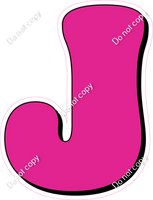 HP 23.5" Individuals - Flat Hot Pink J