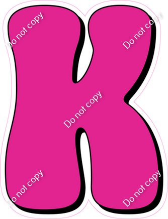 HP 23.5" Individuals - Flat Hot Pink K