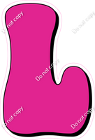 HP 23.5" Individuals - Flat Hot Pink L