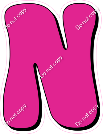 HP 23.5" Individuals - Flat Hot Pink N