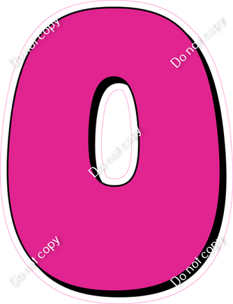 HP 23.5" Individuals - Flat Hot Pink O