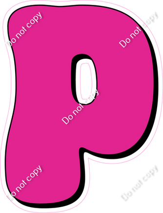 HP 23.5" Individuals - Flat Hot Pink P