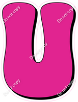 HP 23.5" Individuals - Flat Hot Pink U