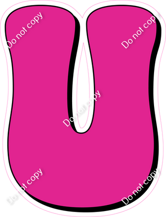 HP 23.5" Individuals - Flat Hot Pink U