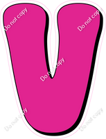 HP 23.5" Individuals - Flat Hot Pink V
