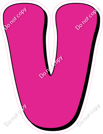 HP 23.5" Individuals - Flat Hot Pink V