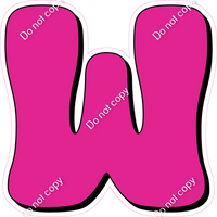 HP 23.5" Individuals - Flat Hot Pink W