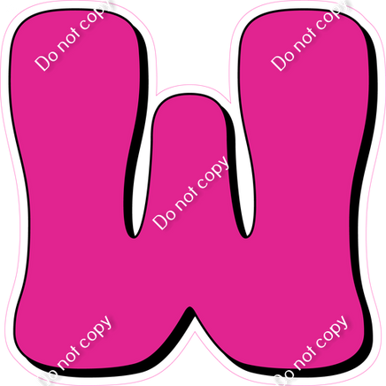 HP 23.5" Individuals - Flat Hot Pink W