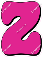 HP 23.5" Individuals - Flat Hot Pink Z