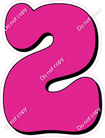 HP 23.5" Individuals - Flat Hot Pink 2
