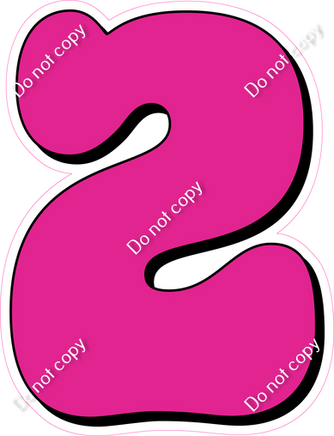 HP 23.5" Individuals - Flat Hot Pink 2