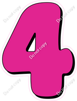 HP 23.5" Individuals - Flat Hot Pink 4