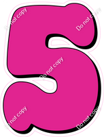 HP 23.5" Individuals - Flat Hot Pink 5