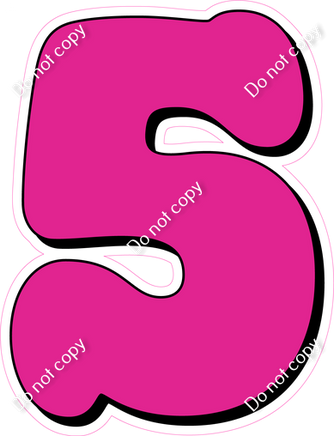 HP 23.5" Individuals - Flat Hot Pink 5